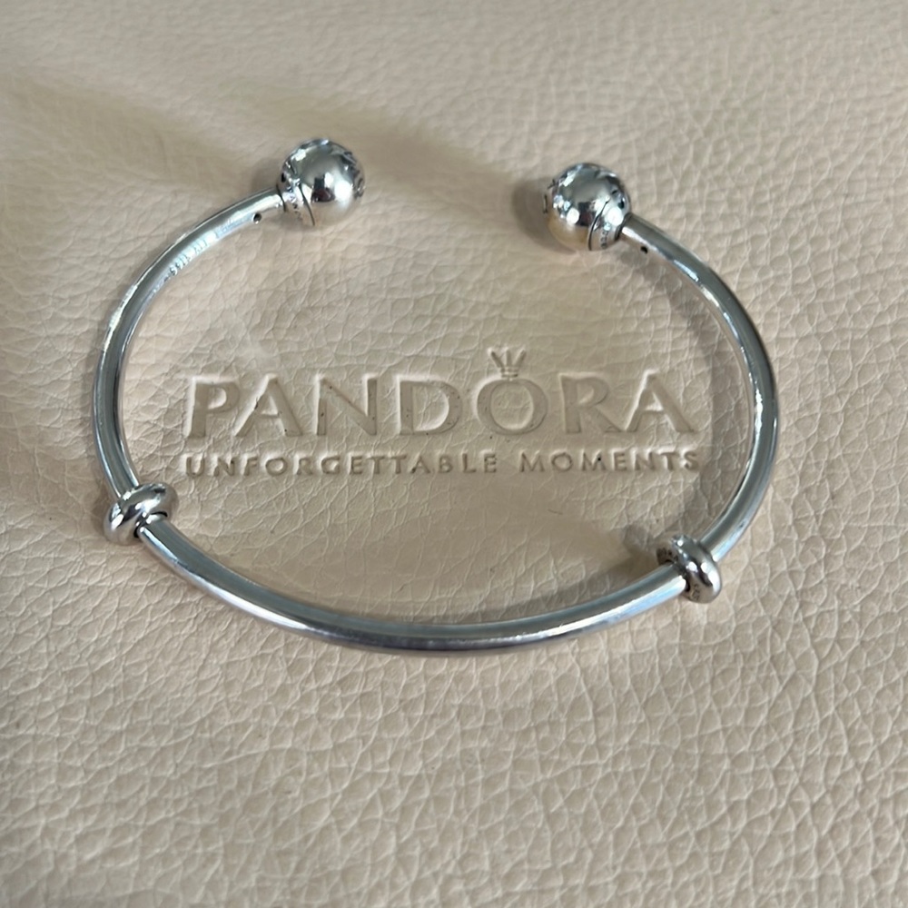COPY - Authentic Sterling Silver Pandora Open Bangle
